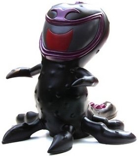 Tentikill - The Sea Monster - Hyper Blackhole figure by Steve Forde, produced by Go Hero. Front view.