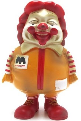 MC Supersized - Vintage figure by Ron English, produced by Secret Base. Front view.