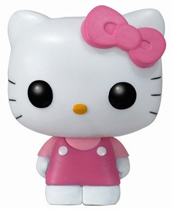 Hello Kitty figure by Sanrio, produced by Funko. Front view.