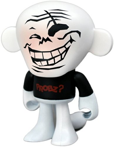 Probz? figure by Vanbeater, produced by Unacat. Front view.