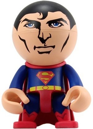 DC Superman Trexi Collection - Original Superman figure by Dc Comics, produced by Play Imaginative. Front view.