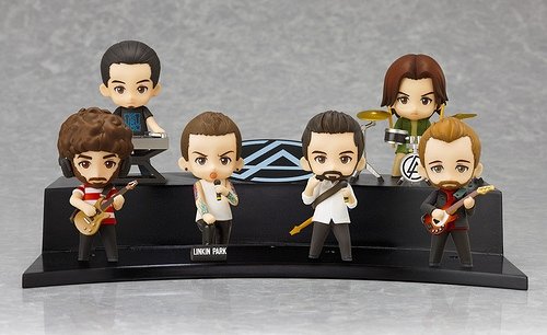 Linkin Park Set figure, produced by Good Smile Company. Front view.