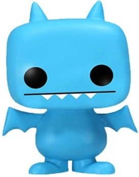 Ice Bat figure by David Horvath, produced by Funko. Front view.