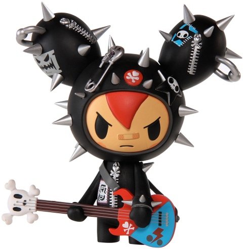 Cactus Rocker - Red  figure by Simone Legno (Tokidoki), produced by Tokidoki. Front view.