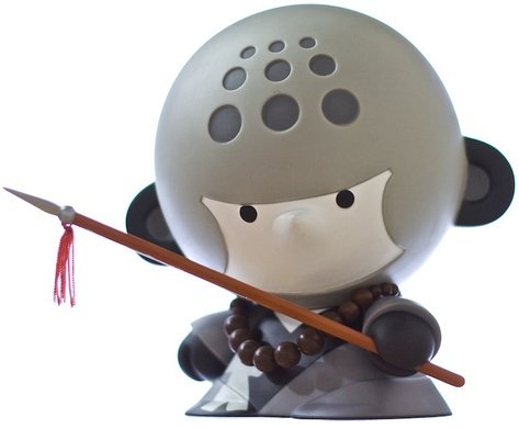 Shaolin Monk - Disciple figure by Veggiesomething (James Liu), produced by Crazy Label. Front view.