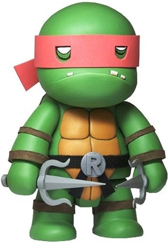 Qeenage Mutant Ninja Turtle figure by Stuart Witter. Front view.
