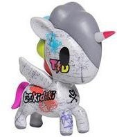 Vandalo figure by Simone Legno (Tokidoki), produced by Tokidoki. Front view.