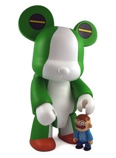 Qee Gel 3.0 figure by David Horvath, produced by Toy2R. Front view.