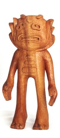 Swampy  figure, produced by Blamo Toys. Front view.