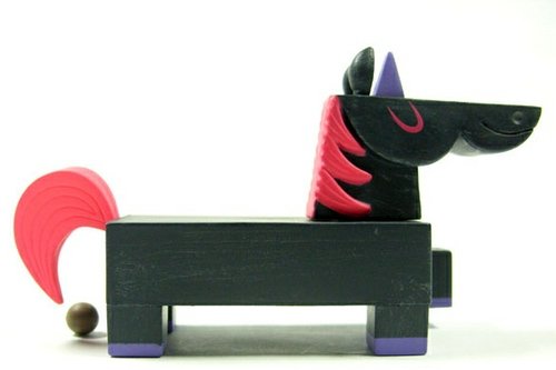 Evil Poopicorn - Chase figure by Amanda Visell, produced by Kidrobot. Front view.