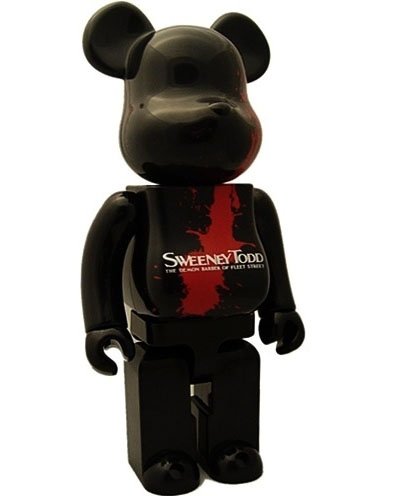 Sweeny Todd Be@rbrick 400% figure, produced by Medicom Toy. Front view.