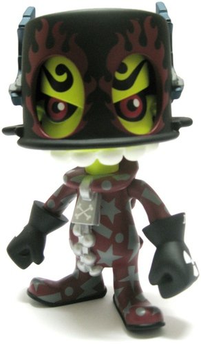 Dr. Morkenstein - Evil Pajamas Edition  figure by Jeremy Madl (Mad), produced by Pobber. Front view.