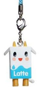 Tokidoki Frenzies Latte figure by Simone Legno (Tokidoki), produced by Strangeco. Front view.