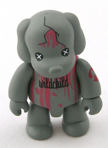 Blood Dog figure by Wildchild, produced by Toy2R. Front view.