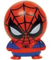 Spider-Man figure by Marvel, produced by A&A Global Industries. Front view.