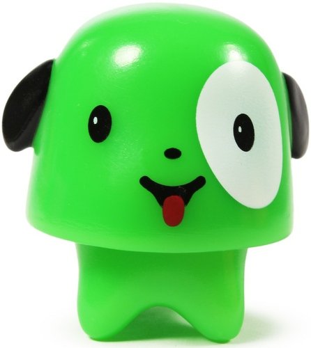 Happy Gumdrop - Green  figure by 64 Colors, produced by Squibbles Ink & Rotofugi. Front view.