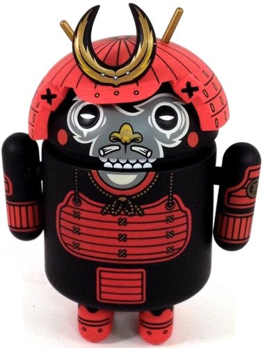 Samurai Android (Chase) figure by Fakir, produced by Dyzplastic. Front view.