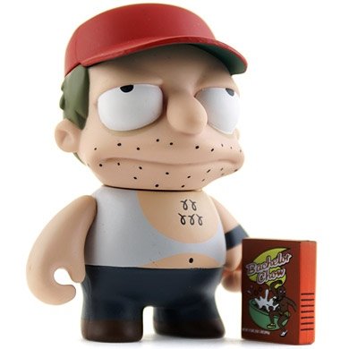 Sal figure by Matt Groening, produced by Kidrobot. Front view.