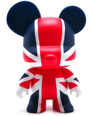 Union Jack - 5 Mini Qee figure by Toy2R, produced by Toy2R. Front view.
