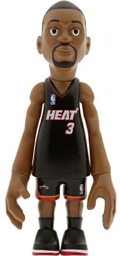 Dwayne Wade - Black figure by Coolrain, produced by Mindstyle. Front view.