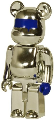 BWWT Kostas Seremetis Be@rbrick 100% figure by Kostas Seremetis, produced by Medicom Toy. Front view.