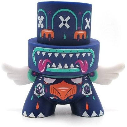 Totem figure by Kronk, produced by Kidrobot. Front view.