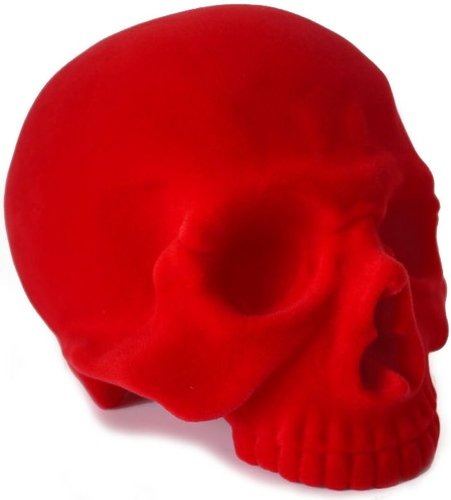 1/1 Skull Head - Imperial Red  figure by Secret Base, produced by Secret Base. Front view.