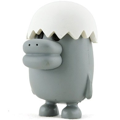 Nezumi figure, produced by Kidrobot. Front view.