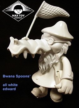 Edward The Gator - Blank figure by Bwana Spoons, produced by Max Toy Co.. Front view.
