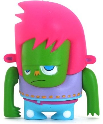 Wilhelm figure by Jon Burgerman, produced by Kidrobot. Front view.