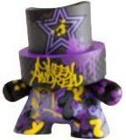 Super Fattie - Chase figure by Queen Andrea, produced by Kidrobot. Front view.