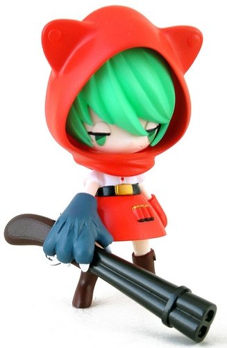 Red Riding Hood figure by Kaijin. Front view.