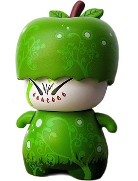CIBoys Fantasy World - Green Apple figure, produced by Red Magic. Front view.