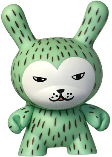 2headed - Chase figure by Aya Kakeda, produced by Kidrobot. Front view.