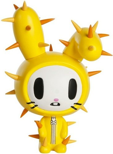 Truffle figure by Simone Legno (Tokidoki), produced by Tokidoki. Front view.