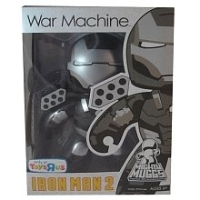 War Machine figure, produced by Hasbro. Front view.