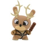 Naughty Reindeer (chase) figure by Chuckboy, produced by Kidrobot. Front view.