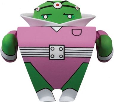 Brainiac figure by Dc Comics, produced by Dc Direct. Front view.