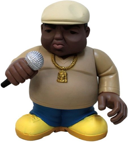 Notorious B.I.G. figure, produced by Funko. Front view.