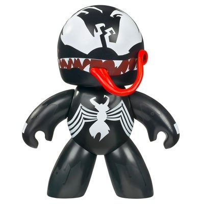 Venom figure, produced by Hasbro. Front view.