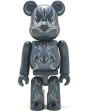 Pattern Be@rbrick Series 3 figure, produced by Medicom Toy. Front view.