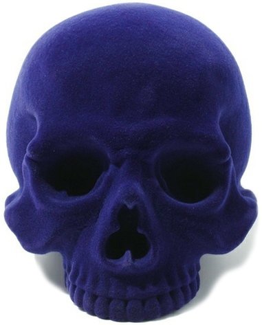 1/1 Skull Head - Imperial Purple figure by Secret Base, produced by Secret Base. Front view.