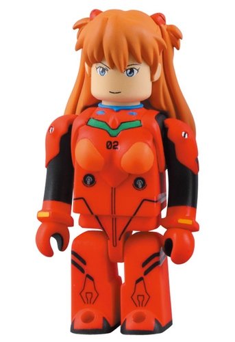 式波・アスカ・ラングレー figure, produced by Medicom Toy. Front view.