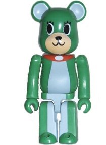 Dreaming Be@r Dog #2 - Secret Be@rbrick Series 10 figure by Play Set Products, produced by Medicom Toy. Front view.