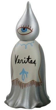 Truth figure by Gary Baseman, produced by Kidrobot. Front view.
