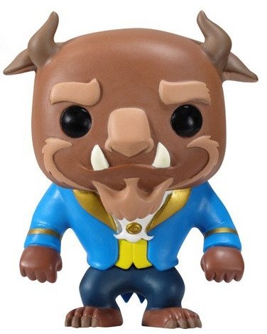 The Beast  figure by Disney, produced by Funko. Front view.