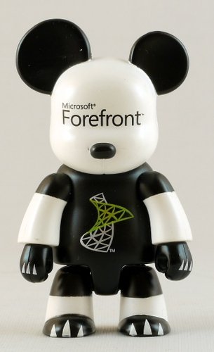Forefront Qee figure by Microsoft, produced by Toy2R. Front view.