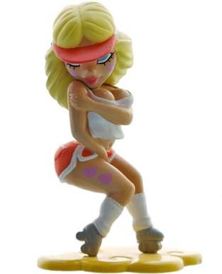 Roller Girl figure by Fafi, produced by Sony Creative. Front view.