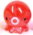Takochu - Clear Red figure, produced by Pine Create. Front view.