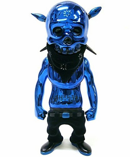 Rebel Ink - Premium Blue figure by Usugrow, produced by Secret Base. Front view.